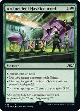 An Incident Has Occurred Galaxy Foil 429/244 (Unfinity)  - Foil | Good Games Modbury