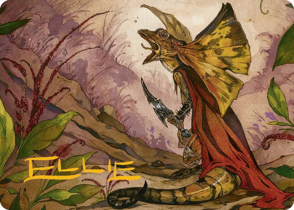 Hired Claw Art Card Gold Stamped Signature 39 (Art Series: Bloomburrow)  | Good Games Modbury