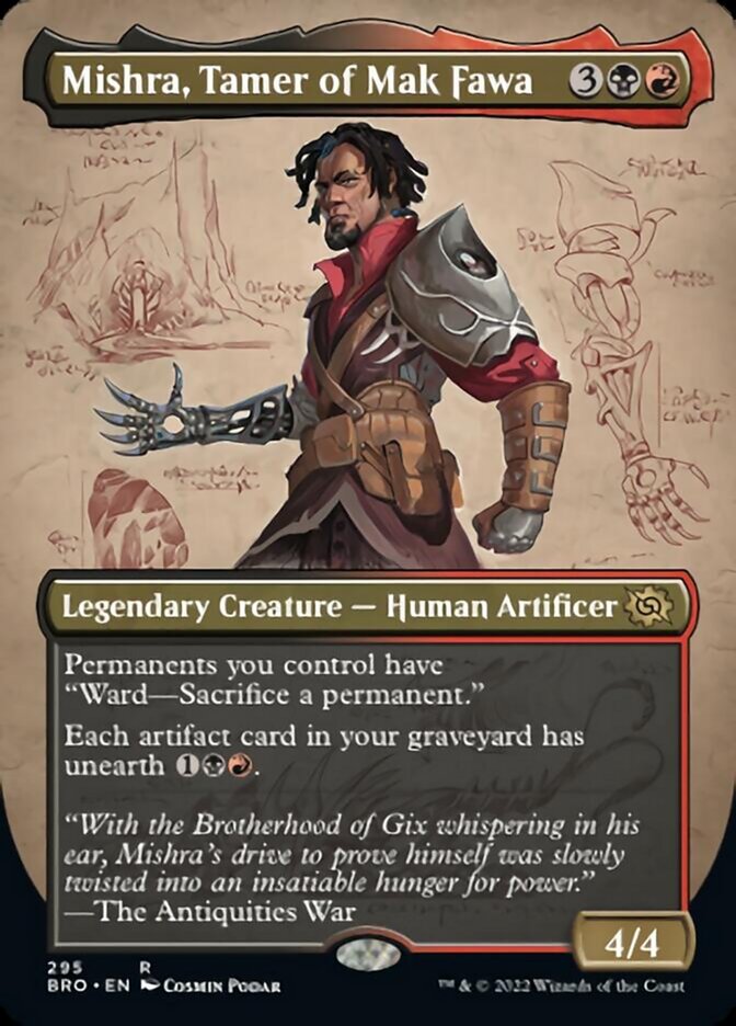 Mishra, Tamer of Mak Fawa (Borderless Alternate Art) [The Brothers' War] | Good Games Modbury