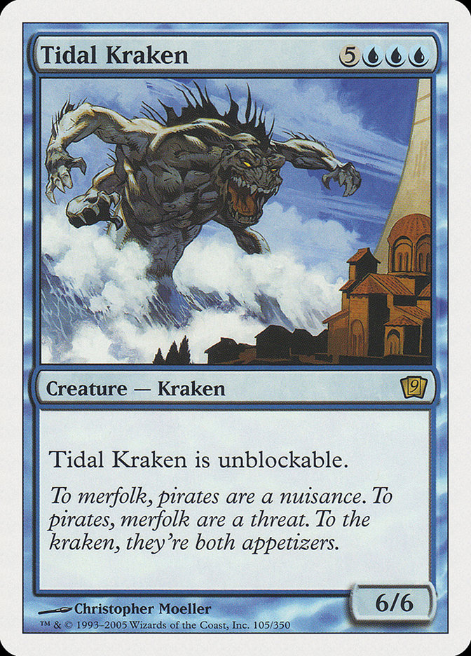Tidal Kraken 105/350 (9th Edition)  | Good Games Modbury