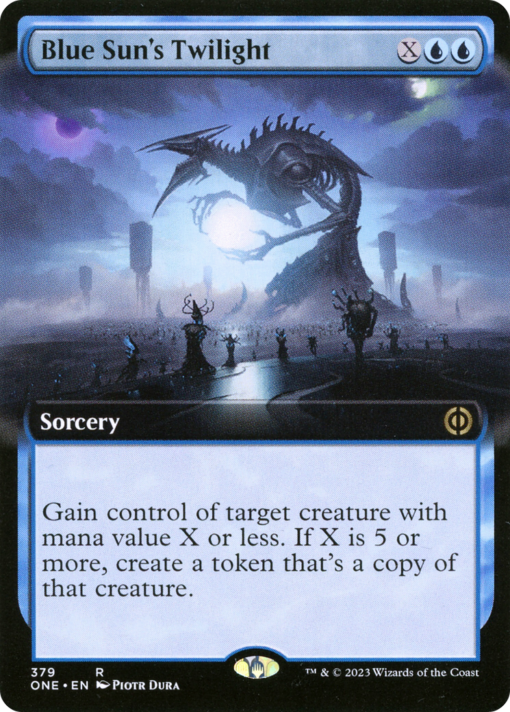 Blue Sun's Twilight (Extended Art) [Phyrexia: All Will Be One] | Good Games Modbury