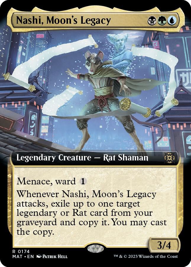 Nashi, Moons Legacy 174/50 (March of the Machine: The Aftermath)  - Extended Art Foil | Good Games Modbury