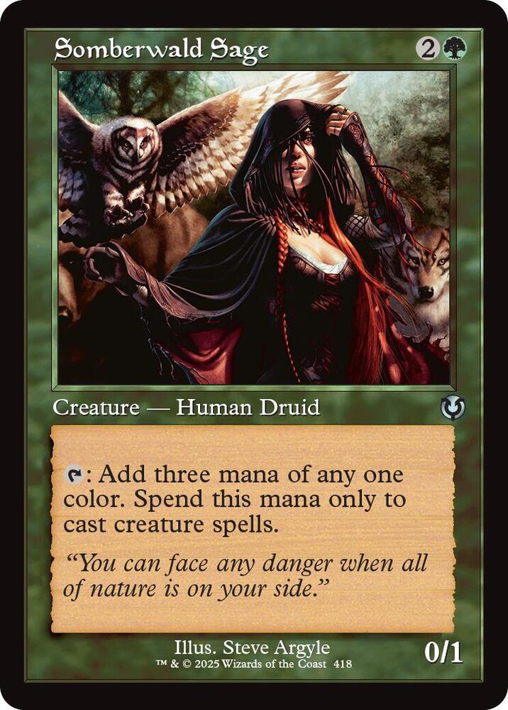 Somberwald Sage 418/287 (Innistrad Remastered)  - Retro Foil | Good Games Modbury