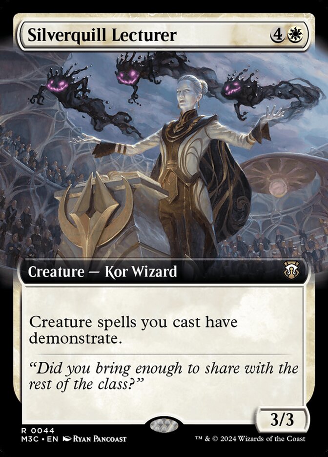 Silverquill Lecturer 44/411 (Commander: Modern Horizons 3)  - Extended Art | Good Games Modbury