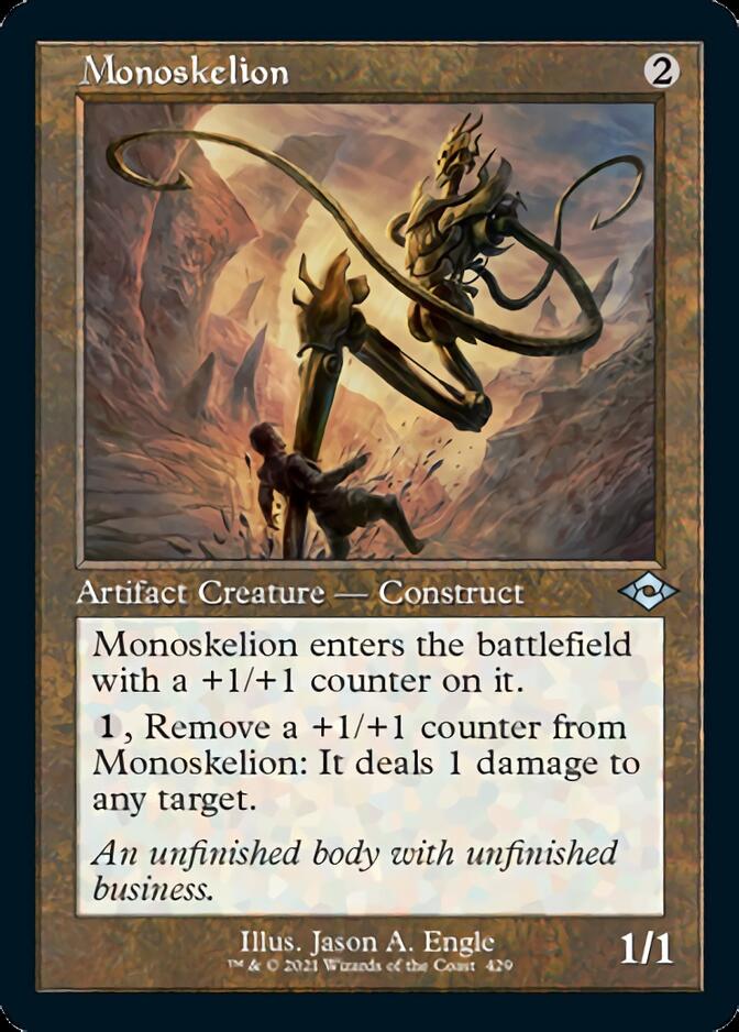 Monoskelion (Retro Foil Etched) [Modern Horizons 2] | Good Games Modbury