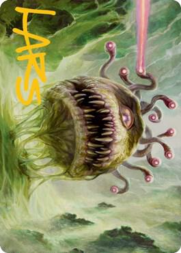 Beholder Art Card Gold Stamped Signature 1 (Art Series: Adventures in the Forgotten Realms)  | Good Games Modbury