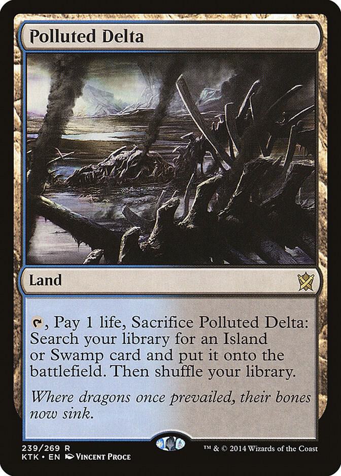 Polluted Delta 239/269 (Khans of Tarkir)  - Foil | Good Games Modbury