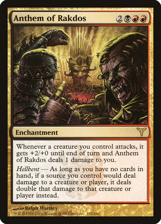Anthem of Rakdos 102/180 (Dissension)  | Good Games Modbury