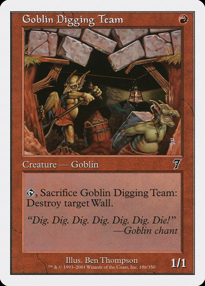 Goblin Digging Team 186/350 (7th Edition)  | Good Games Modbury