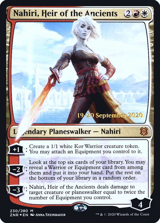 Nahiri, Heir of the Ancients [Zendikar Rising Prerelease Promos] | Good Games Modbury