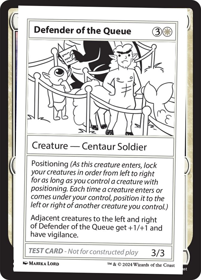 Defender of the Queue 512/390 (Mystery Booster 2 Playtest Cards)  | Good Games Modbury