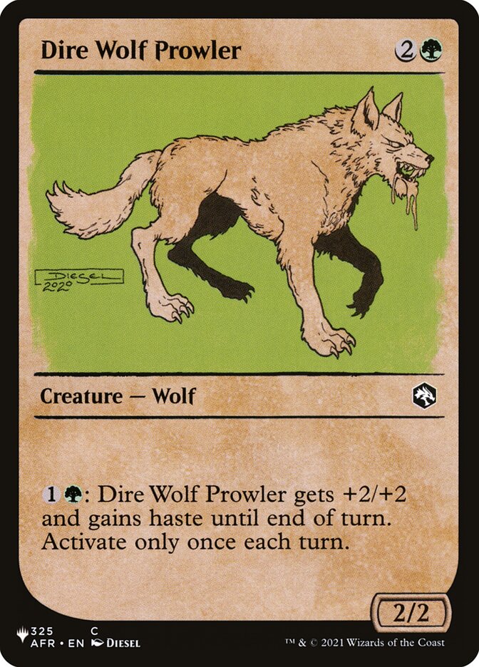 Dire Wolf Prowler (Showcase) [The List] | Good Games Modbury