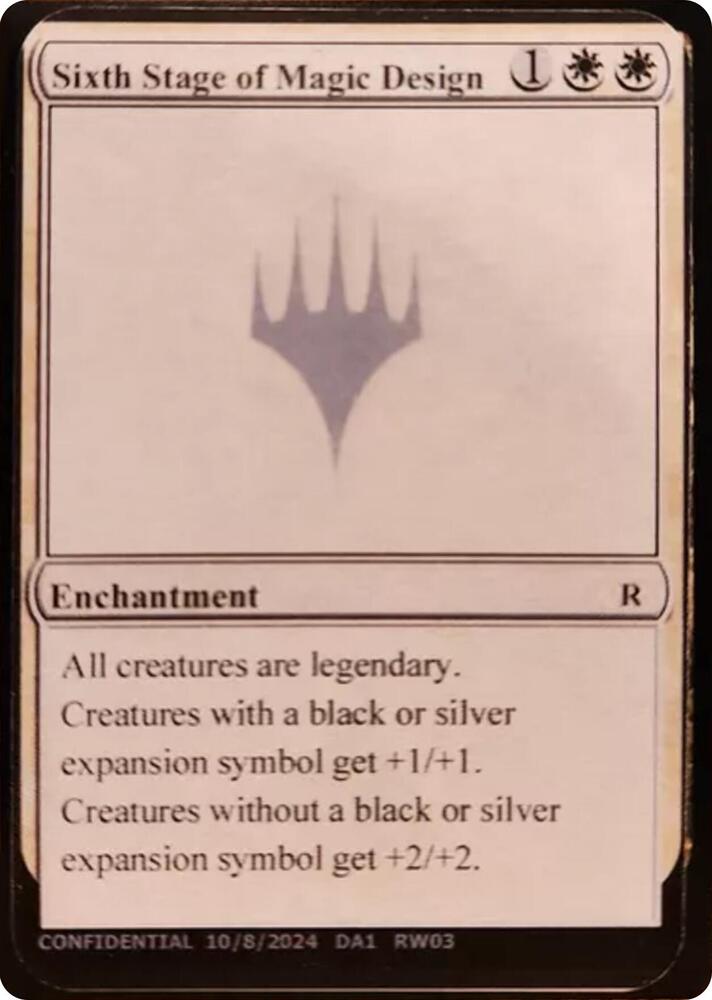 Sixth Stage of Magic Design RW03h/477 (Un-Known Event Playtest Cards)  | Good Games Modbury