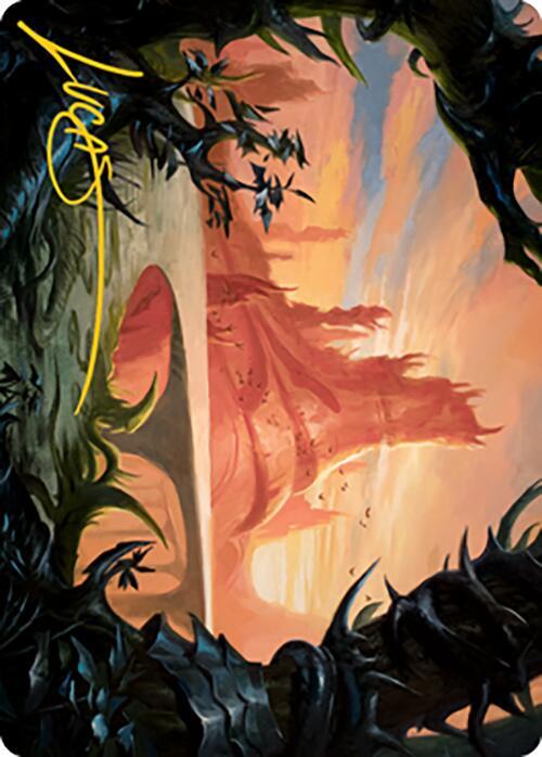 Slagwoods Bridge Art Card Gold Stamped Signature 79 (Art Series: Modern Horizons 2)  | Good Games Modbury