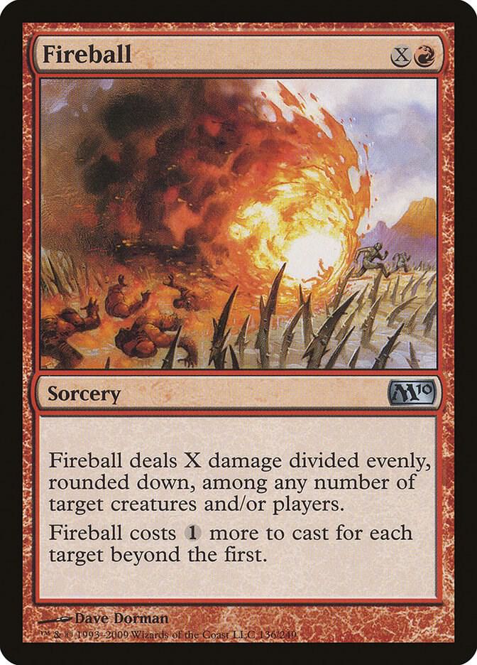 Fireball 136/249 (Magic 2010 (M10))  | Good Games Modbury