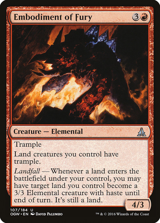 Embodiment of Fury 107/184 (Oath of the Gatewatch)  | Good Games Modbury