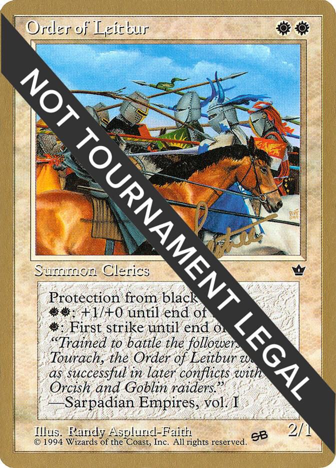 Order of Leitbur Group 1996 Bertrand Lestree FEM SB bl16csb/308 (World Championship Decks)  | Good Games Modbury