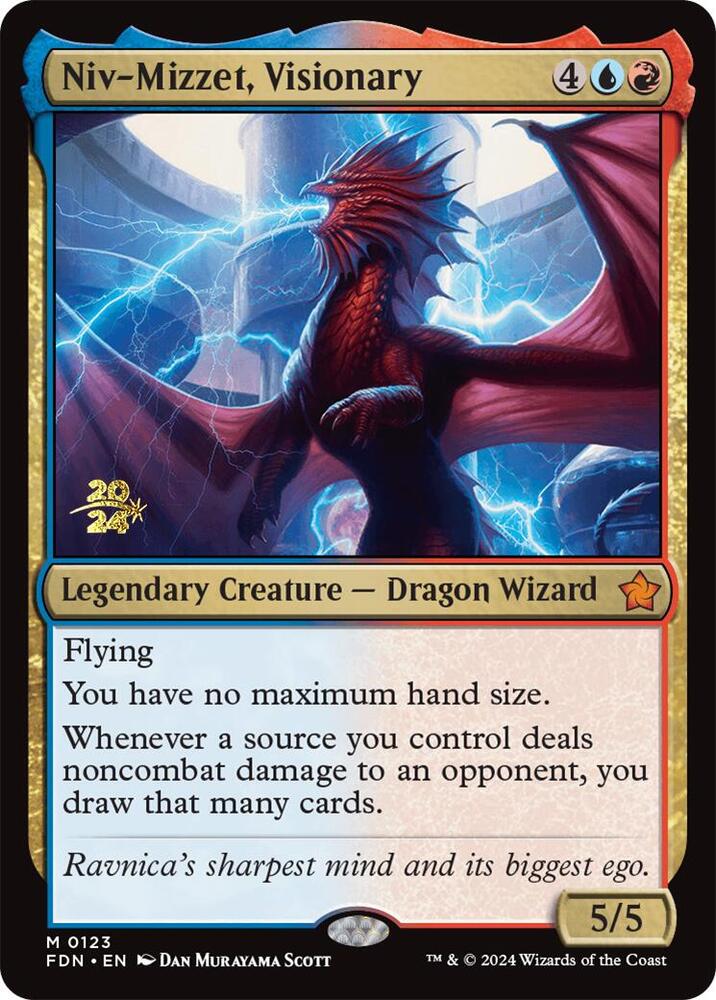 Niv Mizzet Visionary 123s/101 (Prerelease Cards)  - Foil | Good Games Modbury