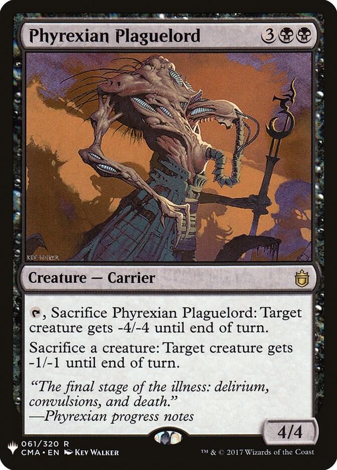Phyrexian Plaguelord CMA-61/5075 (The List Reprints)  | Good Games Modbury