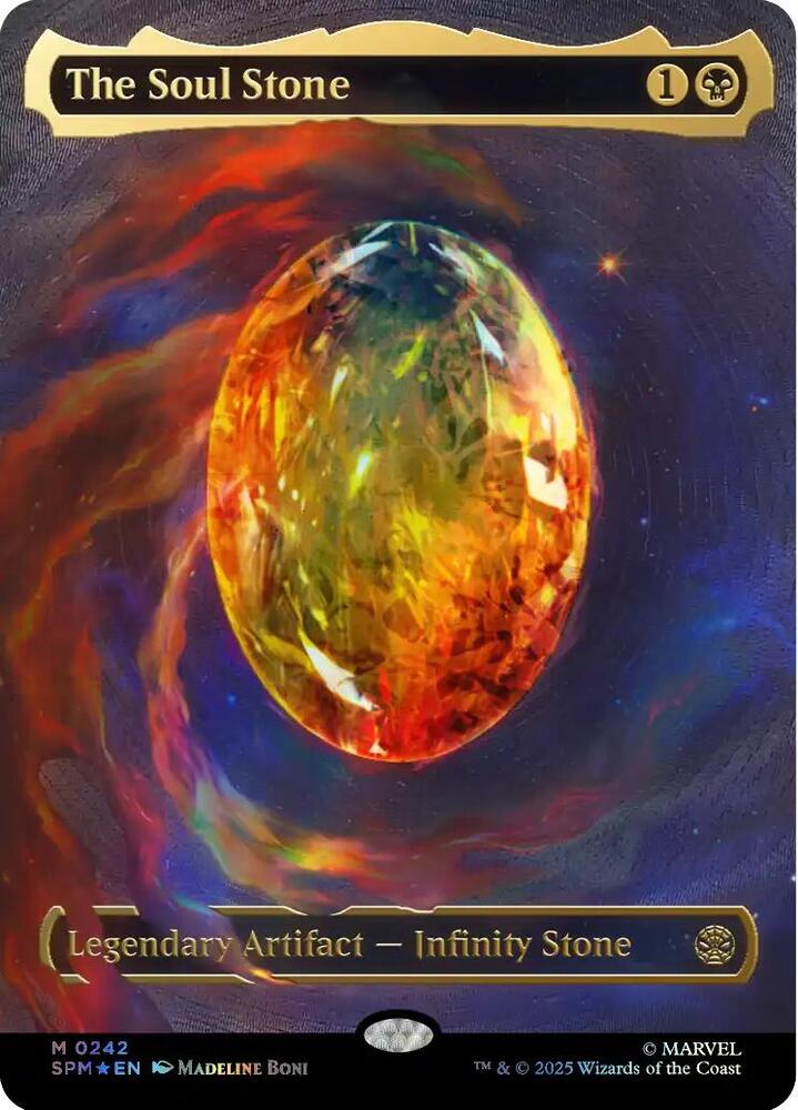 The Soul Stone 242 (Marvel's Spider-Man)  - Borderless Cosmic Foil | Good Games Modbury