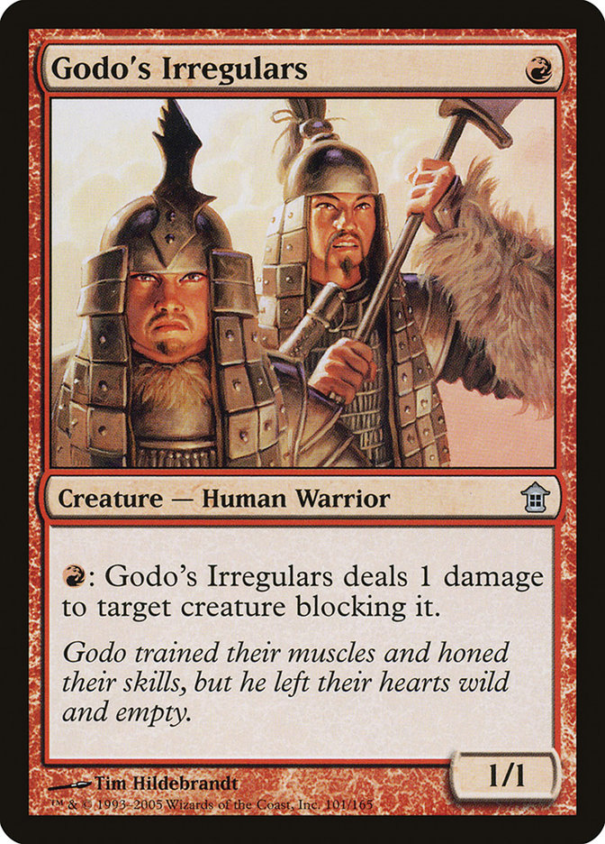 Godo's Irregulars 101/165 (Saviors of Kamigawa)  | Good Games Modbury