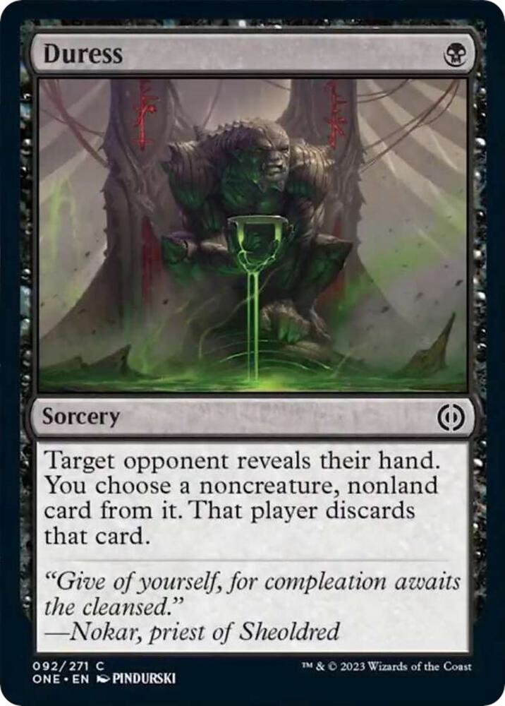 Duress 92/271 (Phyrexia: All Will Be One)  | Good Games Modbury