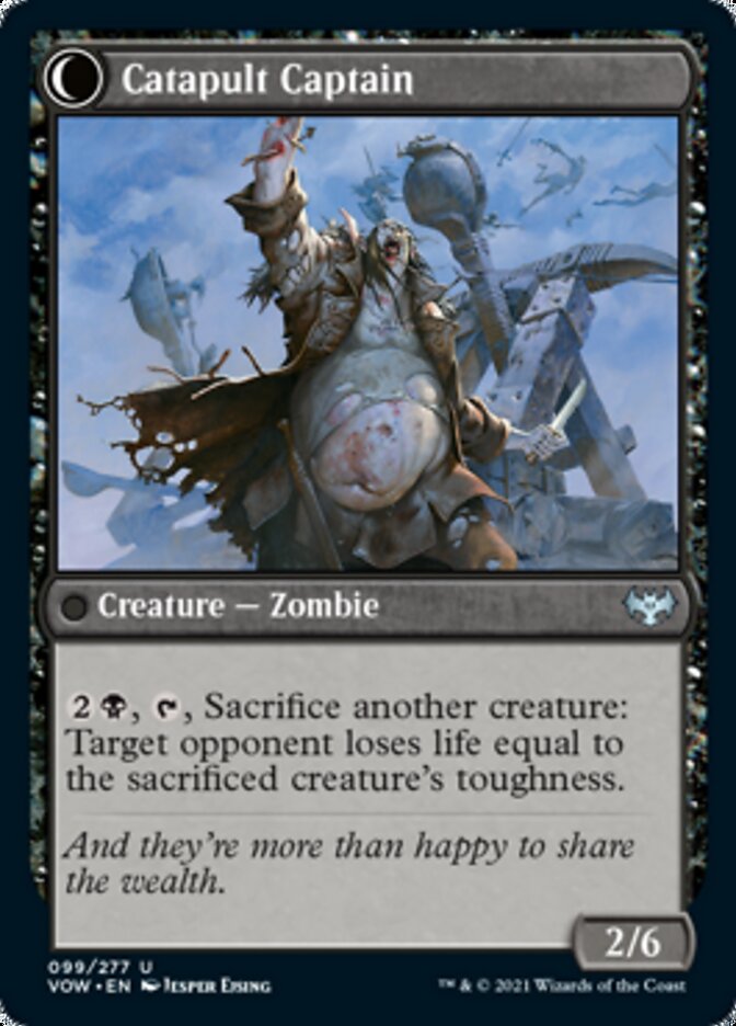 Catapult Fodder // Catapult Captain [Innistrad: Crimson Vow] | Good Games Modbury