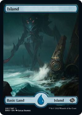 Island 281 Full Art 281/287 (The Brothers' War)  | Good Games Modbury