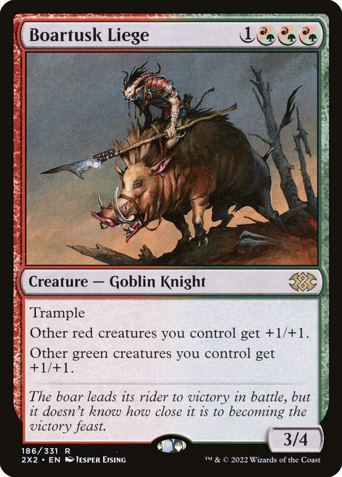 Boartusk Liege 186/331 (Double Masters 2022)  - Foil | Good Games Modbury