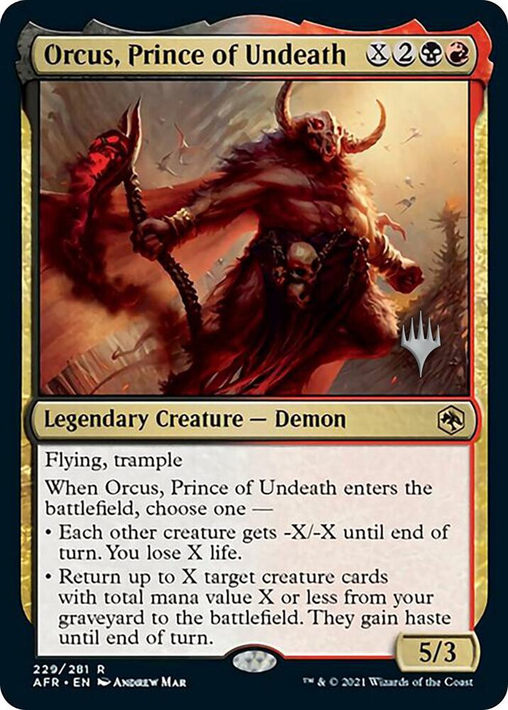 Orcus Prince of Undeath 229 (Promo Pack: Adventures in the Forgotten Realms)  | Good Games Modbury