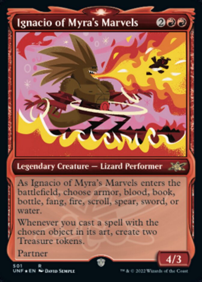 Ignacio of Myra's Marvels (Showcase) (Galaxy Foil) [Unfinity] | Good Games Modbury