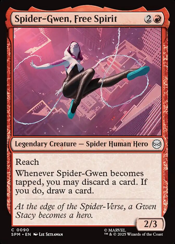 Spider-Gwen, Free Spirit 90/198 (Marvel's Spider-Man)  | Good Games Modbury
