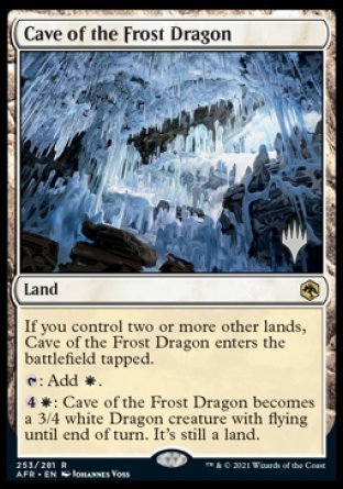 Cave of the Frost Dragon (Promo Pack) [Dungeons & Dragons: Adventures in the Forgotten Realms Promos] | Good Games Modbury