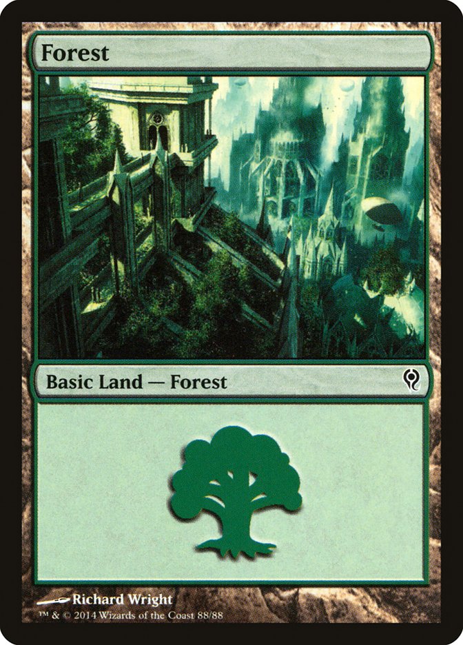 Forest (88) [Duel Decks: Jace vs. Vraska] | Good Games Modbury