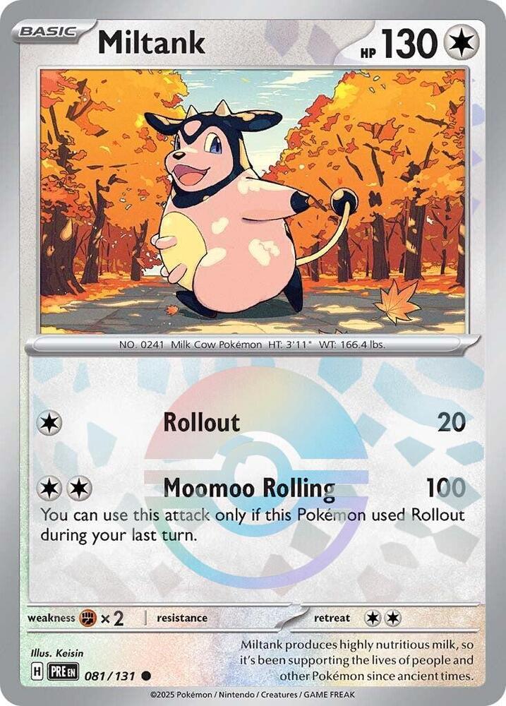 Miltank (081/131) (Poke Ball Pattern) [Scarlet & Violet: Prismatic Evolutions] | Good Games Modbury