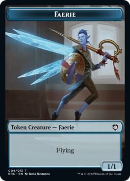Faerie Thopter 010 Double Sided Token 4 // 10 (Commander: The Brothers' War)  | Good Games Modbury