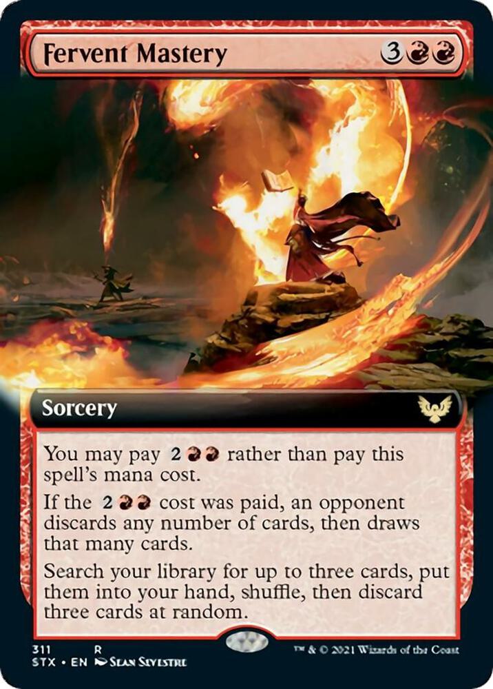 Fervent Mastery Extended Art 311/275 (Strixhaven: School of Mages)  | Good Games Modbury