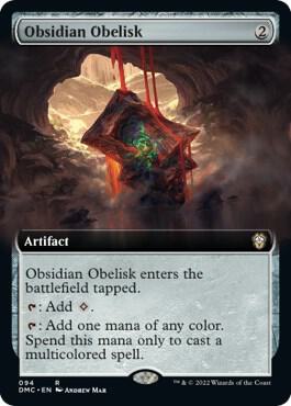 Obsidian Obelisk Extended Art 94/50 (Commander: Dominaria United)  | Good Games Modbury