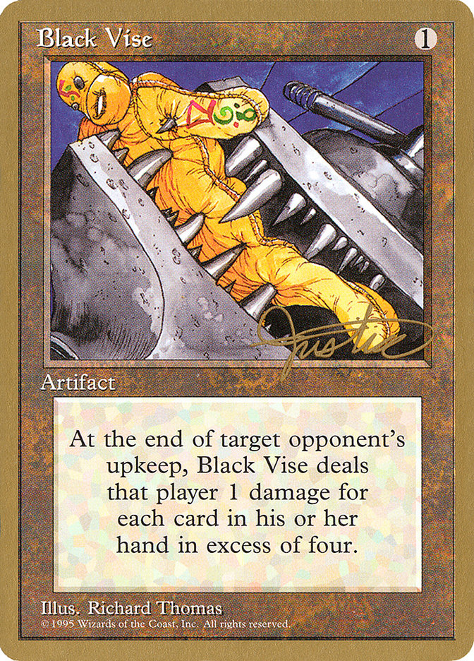 Black Vise (Mark Justice) [Pro Tour Collector Set] | Good Games Modbury