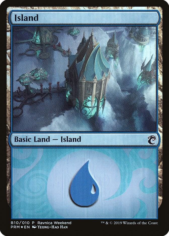 Island Simic B10 B10/10 (Launch Party & Release Event Promos)  - Foil | Good Games Modbury