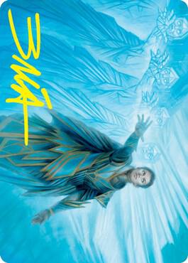 Echoing Equation Art Card Gold Stamped Signature 24 (Art Series: Strixhaven)  | Good Games Modbury