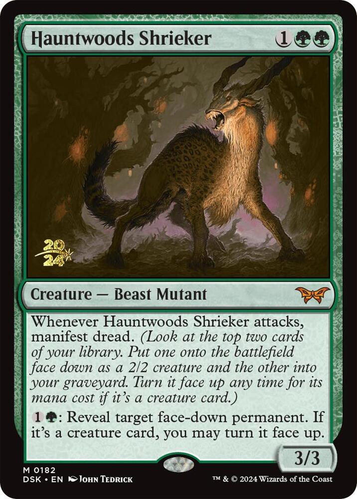 Hauntwoods Shrieker 182s/180 (Prerelease Cards)  - Foil | Good Games Modbury