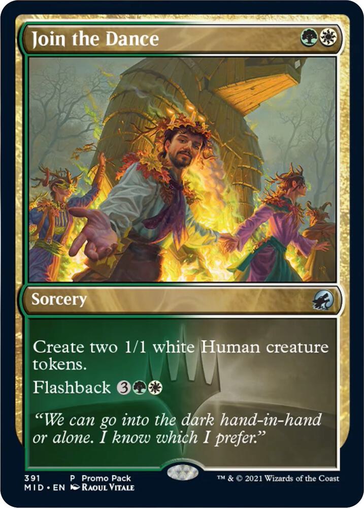 Join the Dance 391 (Promo Pack: Innistrad: Midnight Hunt)  - Foil | Good Games Modbury