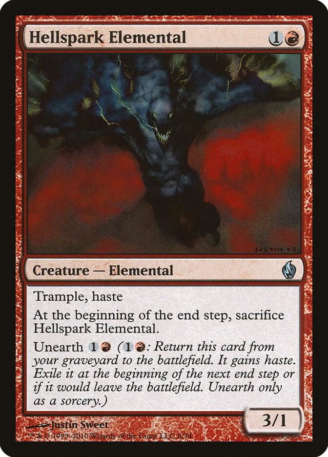 Hellspark Elemental 6/34 (Premium Deck Series: Fire and Lightning)  - Foil | Good Games Modbury