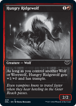 Hungry Ridgewolf [Innistrad: Double Feature] | Good Games Modbury