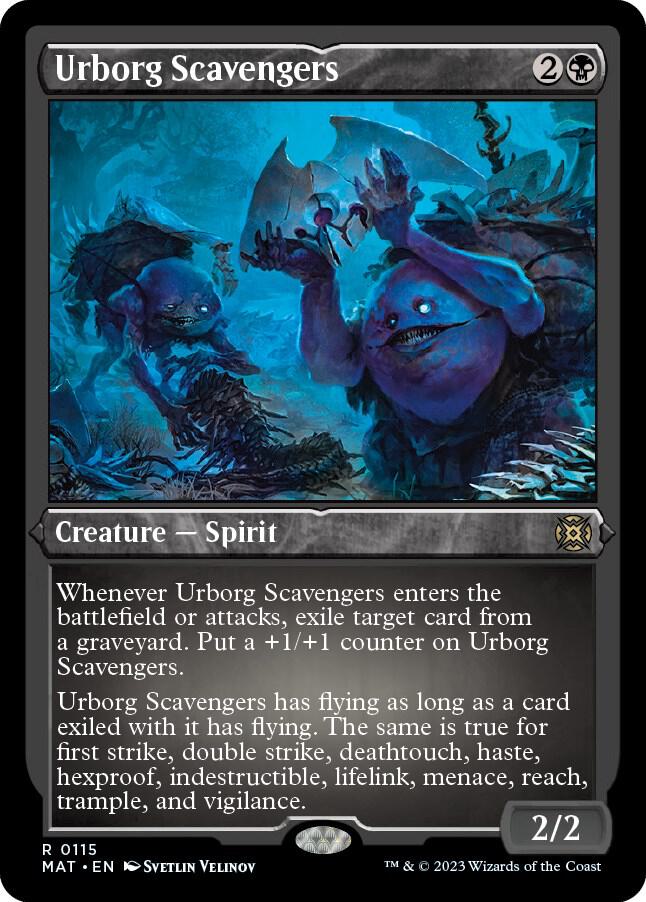 Urborg Scavengers Foil Etched 115 (March of the Machine: The Aftermath)  - Foil | Good Games Modbury