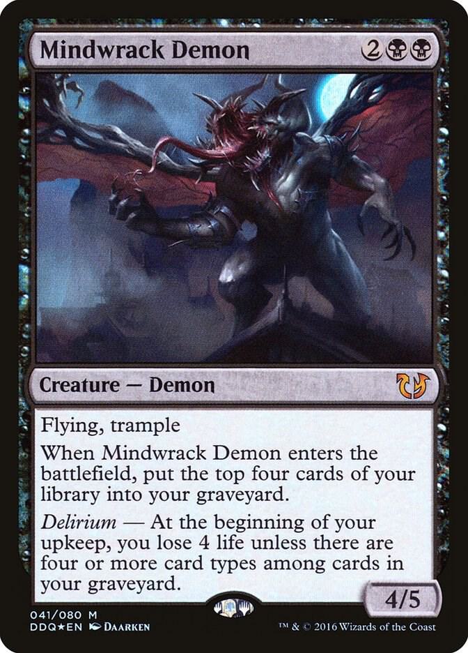 Mindwrack Demon 41/80 (Duel Decks: Blessed vs. Cursed)  - Foil | Good Games Modbury