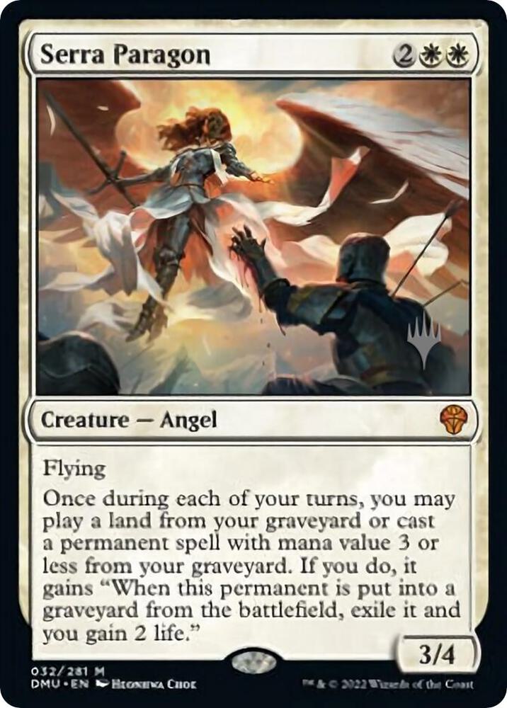 Serra Paragon 32 (Promo Pack: Dominaria United)  - Foil | Good Games Modbury