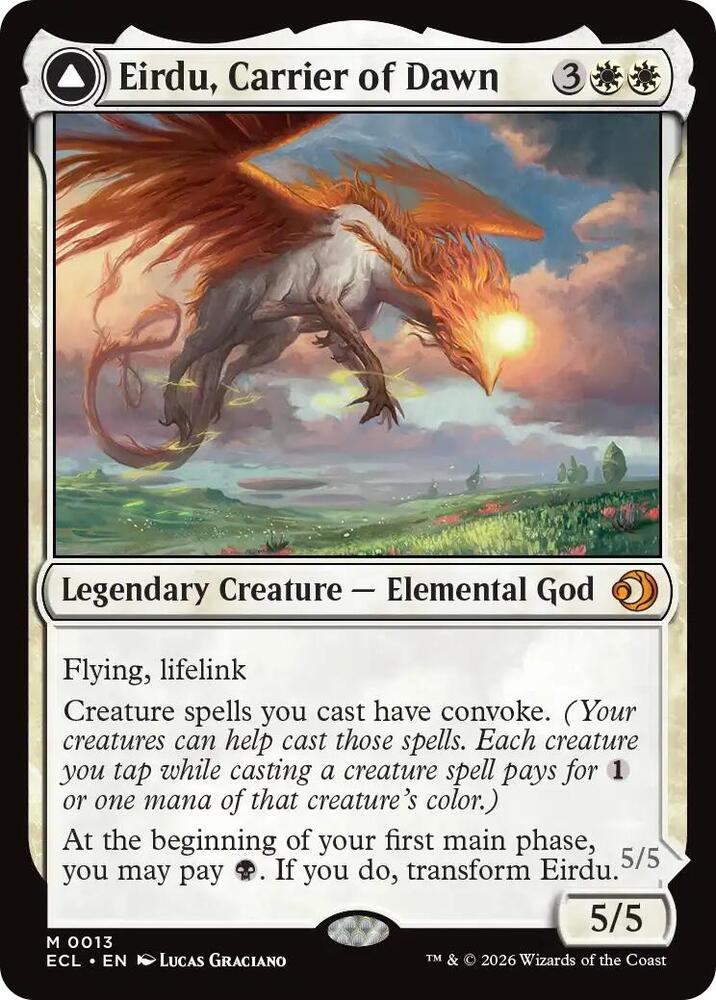 Eirdu, Carrier of Dawn // Isilu, Carrier of Twilight 13 (Lorwyn Eclipsed)  | Good Games Modbury