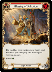 Blessing of Salvation (Red) [DTD085] (Dusk Till Dawn)  Rainbow Foil | Good Games Modbury